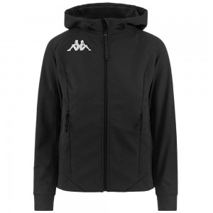 Women Kappa 6 Cento 688j Hoodie Black | 795824-HAN