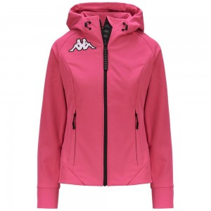 Women Kappa 6 Cento 688j Hoodie Pink | 532407-JBO