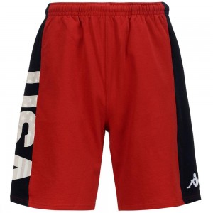 Women Kappa Alozip Usa Us Shorts Red | 738249-FND