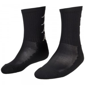 Women Kappa Authentic Amal 1pack Socks Black | 342079-YMQ