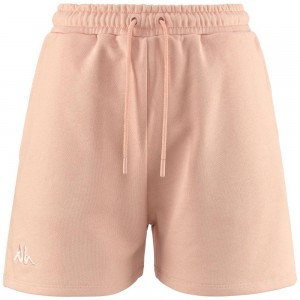 Women Kappa Authentic Gabriellax Shorts Pink | 783402-UAK