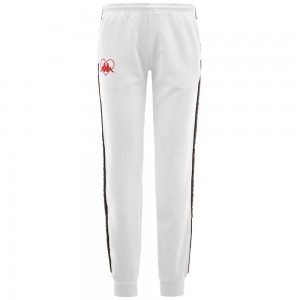 Women Kappa Authentic Luna Pants White | 032549-VWP