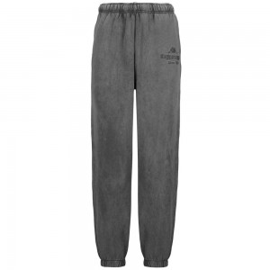 Women Kappa Authentic Premium Lice Pants Grey | 982470-HID