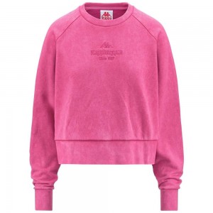 Women Kappa Authentic Premium Lyta Sweater Pink | 614928-AHW