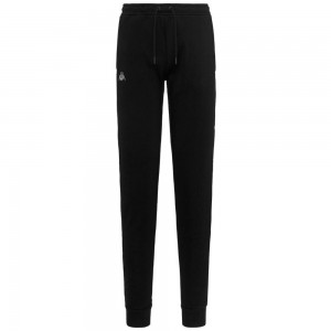 Women Kappa Authentic Tariayx Pants Black | 798450-WJX