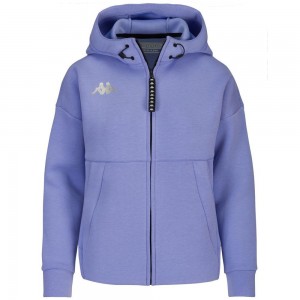 Women Kappa Banis Jacket Purple | 216048-JOF