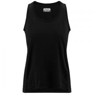 Women Kappa Egri Tank Top Black | 702356-AFH