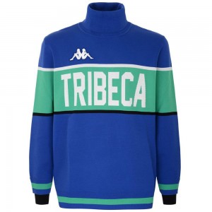 Women Kappa Eroi Knit Tribeca Sweater Blue | 234189-BWE