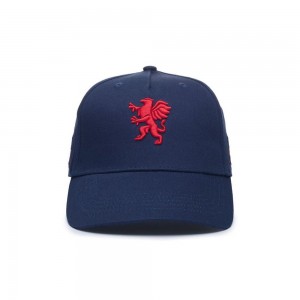 Women Kappa Esefy Genoa Cap Navy | 147038-IRP