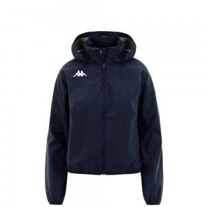 Women Kappa Flaidy Jacket Navy | 719406-HQP