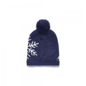 Women Kappa Flock 4 Cap Navy | 810647-DFL