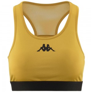 Women Kappa Kombat Dare Jersey Yellow | 926710-BGW