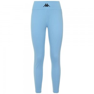 Women Kappa Kombat Day Pants Blue | 724583-FOI