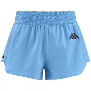 Women Kappa Kombat Dew Shorts Blue | 458976-XWP