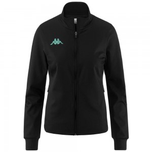 Women Kappa Kombat Exa Jacket Black | 546721-LXK