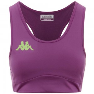 Women Kappa Kombat Fadaci Jersey Purple | 324106-YLD