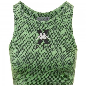 Women Kappa Kombat Wkt Errani 2 Jersey Green | 608271-FKD