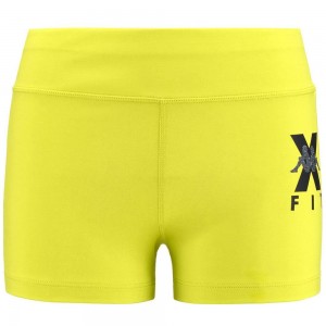 Women Kappa Kombat Wkt Escame Shorts Green | 256149-ZIS