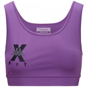 Women Kappa Kombat Wkt Etilea Jersey Purple | 076132-PXQ