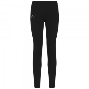 Women Kappa Logo Fapri Pants Black | 875064-ABW