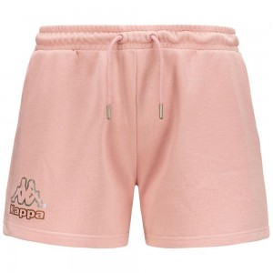 Women Kappa Logo Fellina Shorts Pink | 981673-UPE