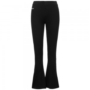 Women Kappa Logo Feria Pants Black | 314209-SAO