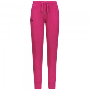 Women Kappa Logo Zalia Pants Pink | 907128-TBF