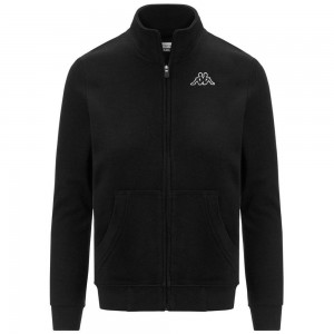 Women Kappa Logo Zoe Jacket Black | 632954-KCR