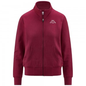 Women Kappa Logo Zoe Jacket Red | 573829-VHL