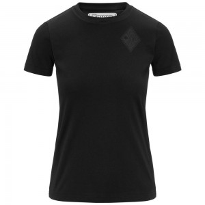 Women Kappa Naank T-Shirt Black | 230948-YTF