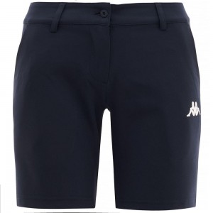 Women Kappa Selmin Shorts Navy | 508372-IEZ