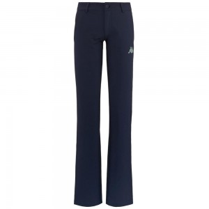 Women Kappa Winlad Pants Navy | 567298-FSO