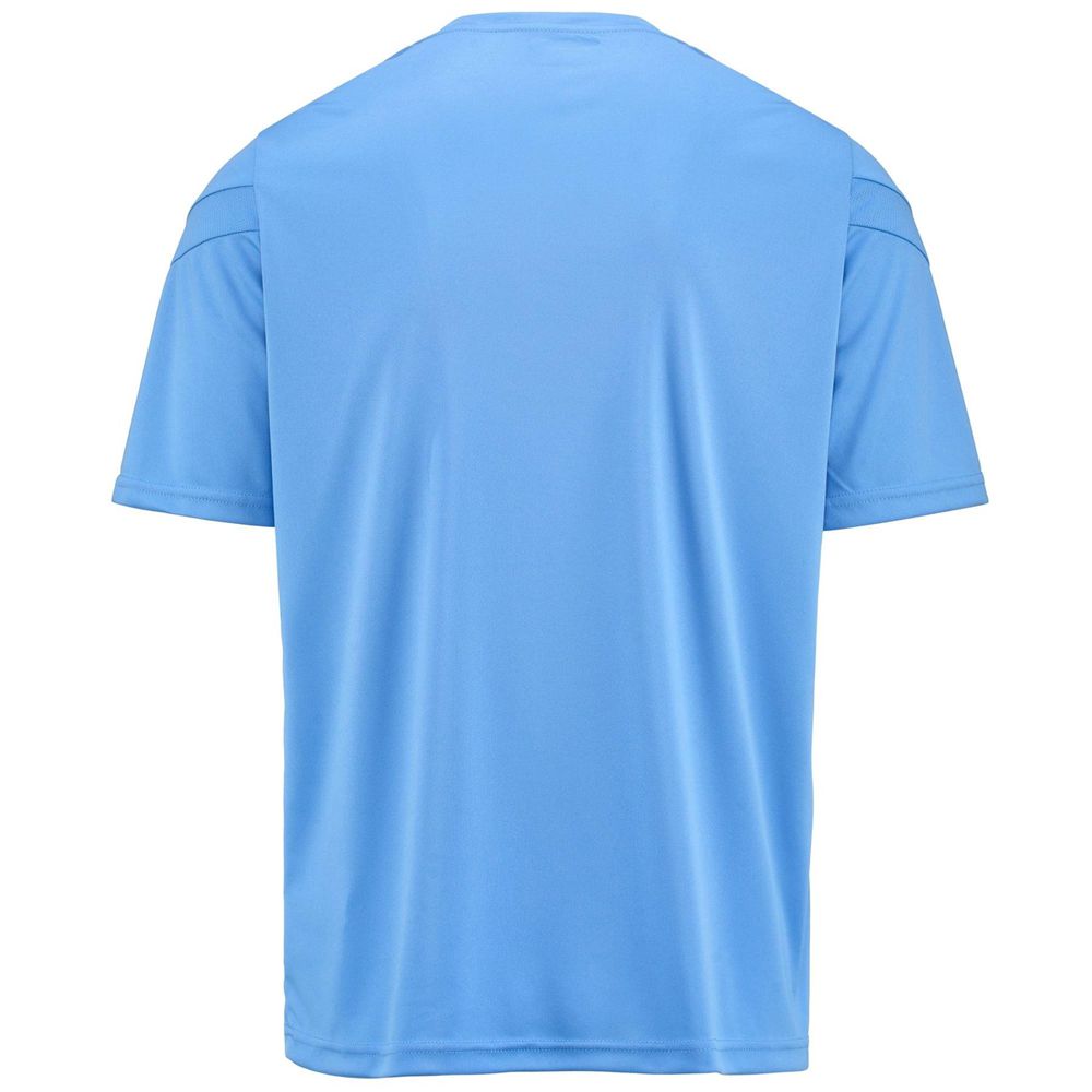 Kids' Kappa 4 Football Dovo Jersey Blue | 095642-XQJ