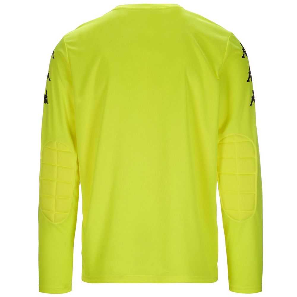 Kids' Kappa 4 Football Gk Tee Jersey Green | 064732-MIG