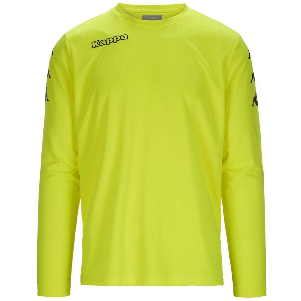 Kids\' Kappa 4 Football Gk Tee Jersey Green | 064732-MIG