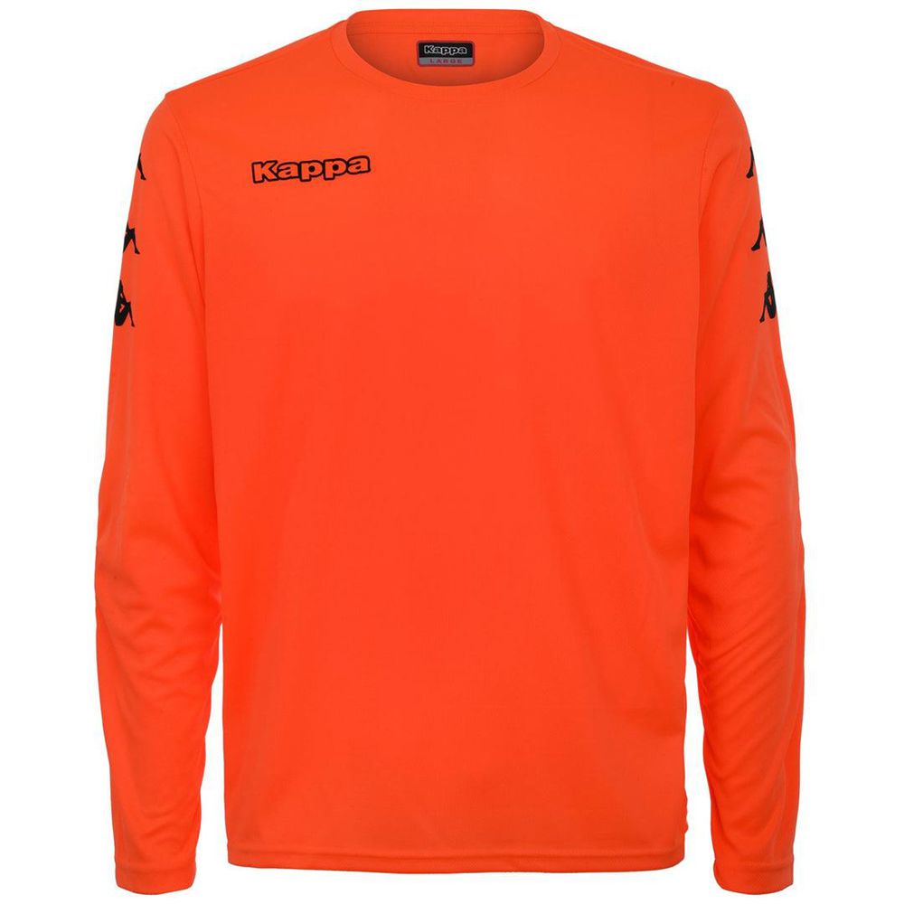 Kids\' Kappa 4 Football Gk Tee Jersey Orange | 836512-JYM