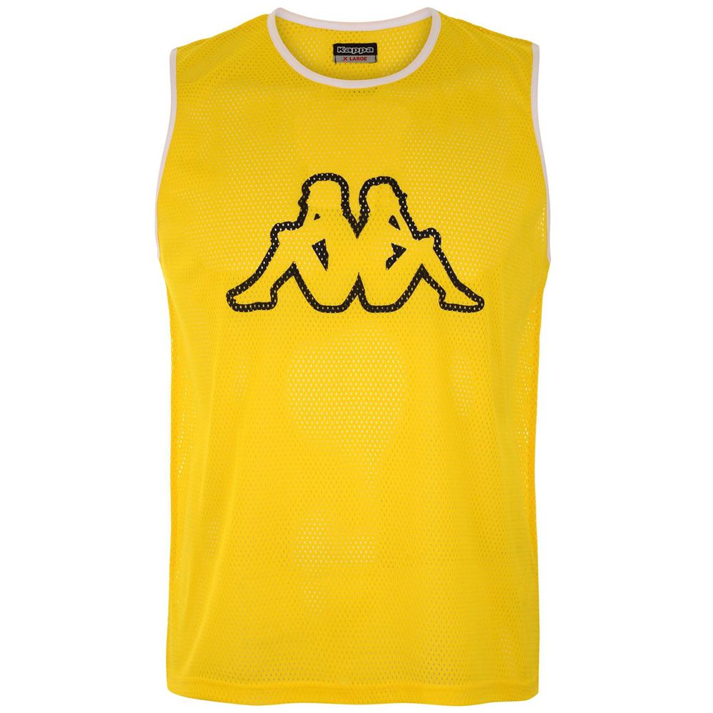 Kids' Kappa 4 Football Nipola 2 5pack Tank Top Yellow | 842396-SMW