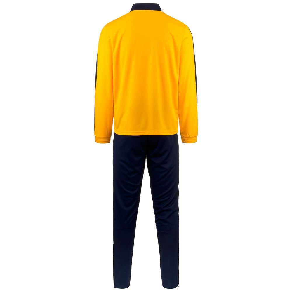 Kids' Kappa 4 Football Salcito Tracksuit Yellow | 094687-VPT