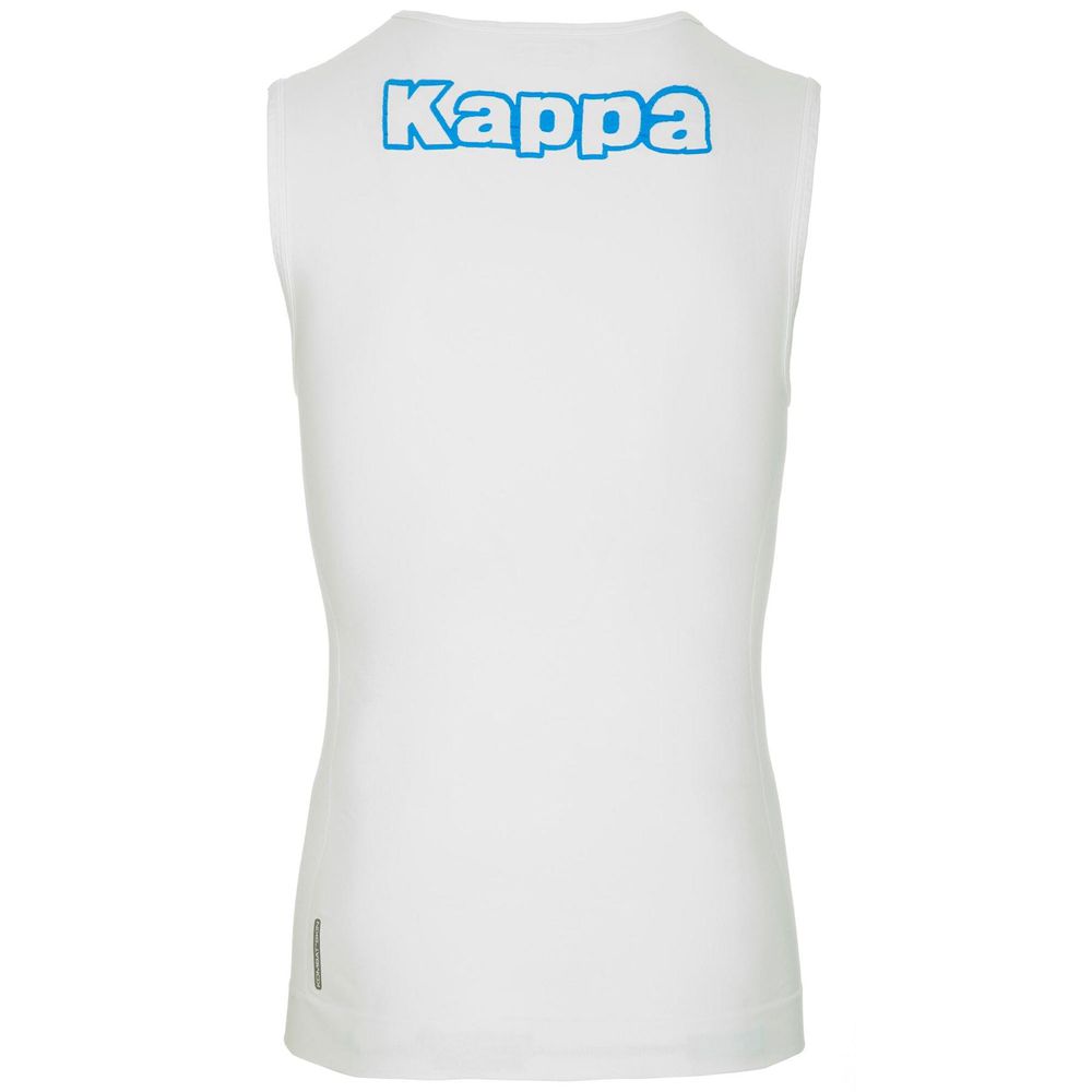 Kids' Kappa 4 Skin Kombat Nankv Tank Top White | 985013-ACQ