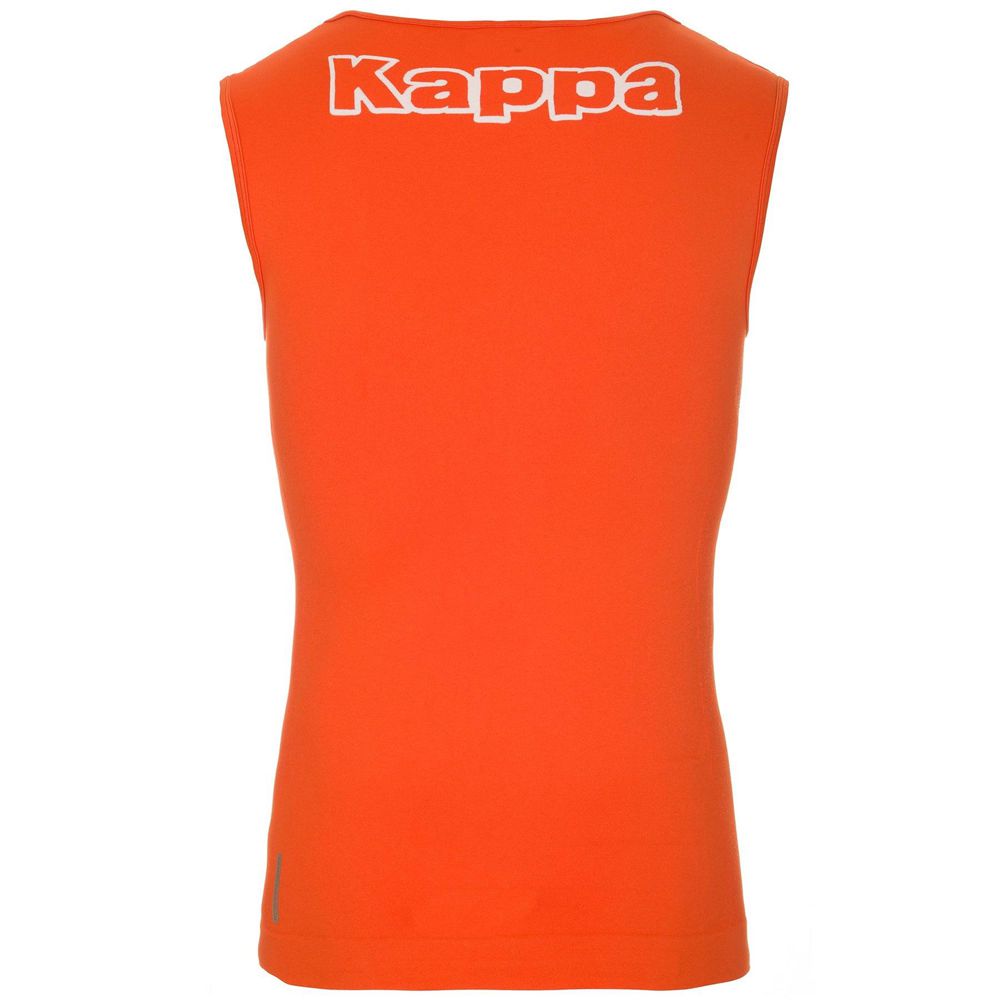 Kids' Kappa 4 Skin Kombat Nankv Tank Top Orange | 732956-LJF