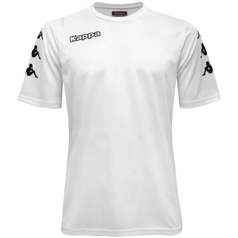 Kids\' Kappa 4 Soccer Bolox Jersey White | 296753-EXM