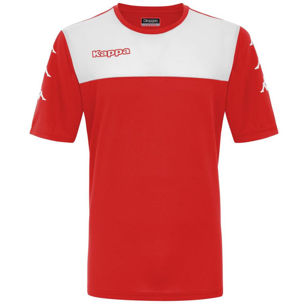 Kids\' Kappa 4 Soccer Bonder Jersey Red | 278069-SAU