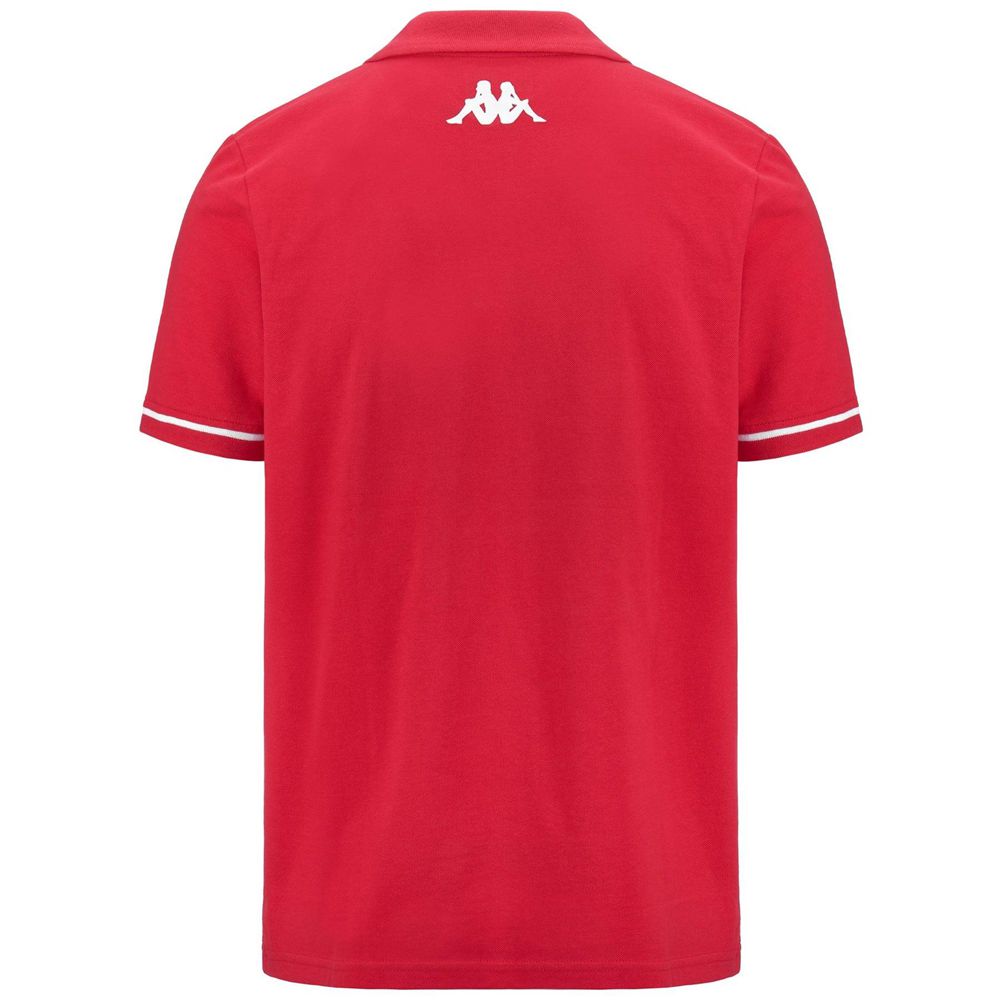 Kids' Kappa 4 Training Barli Polo Shirt Red | 648571-VQC