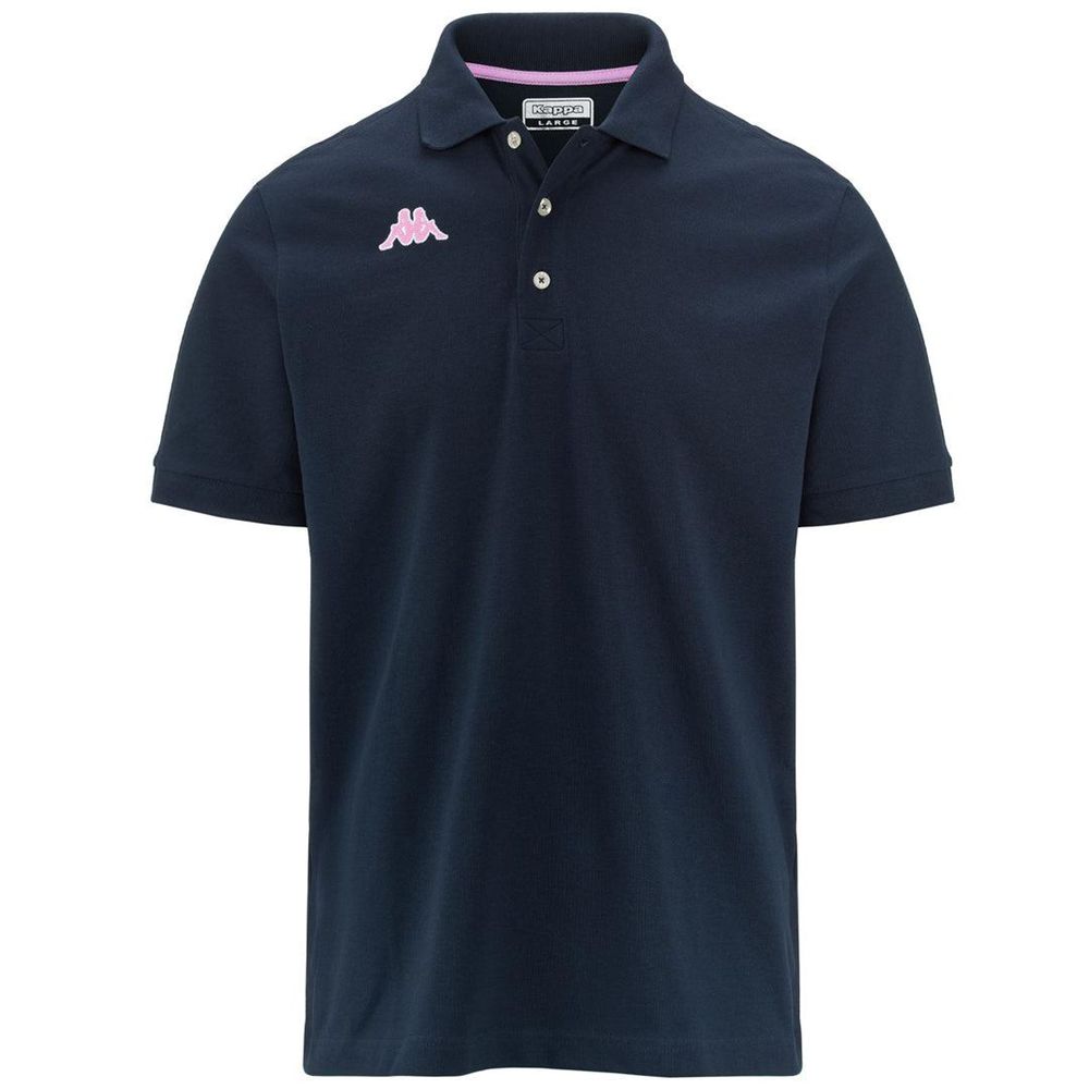 Kids\' Kappa Logo Holiver Mss Polo Shirt Navy | 938625-FDJ