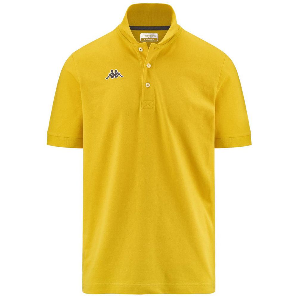 Kids\' Kappa Logo Holiver Mss Polo Shirt Yellow | 289530-SYW