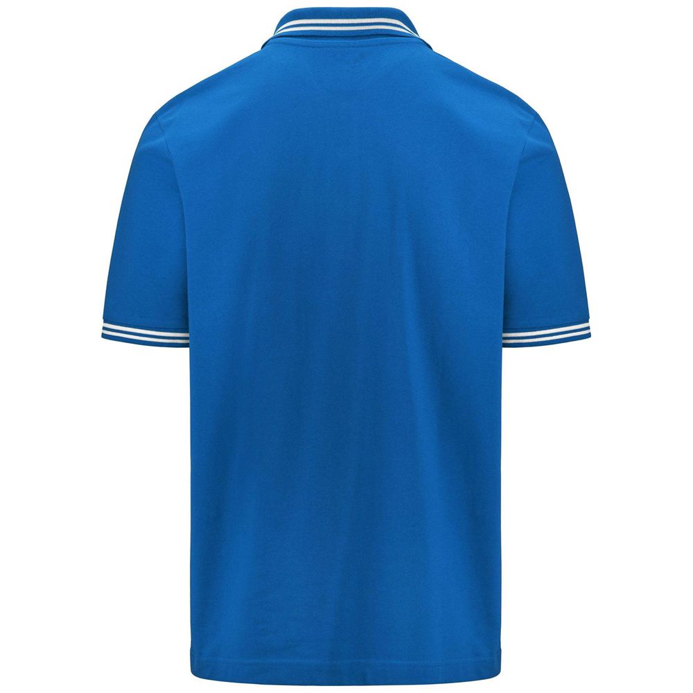 Kids' Kappa Logo Maltax 5 Mss Polo Shirt Blue | 952430-QCN