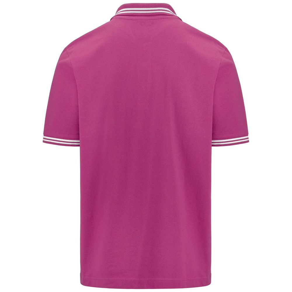 Kids' Kappa Logo Maltax 5 Mss Polo Shirt Pink | 639487-YIW