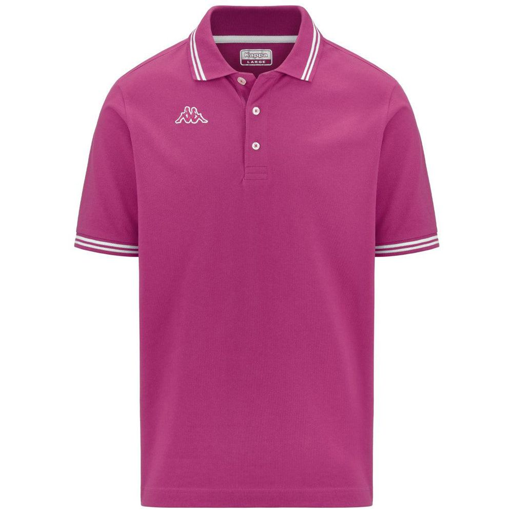 Kids\' Kappa Logo Maltax 5 Mss Polo Shirt Pink | 639487-YIW