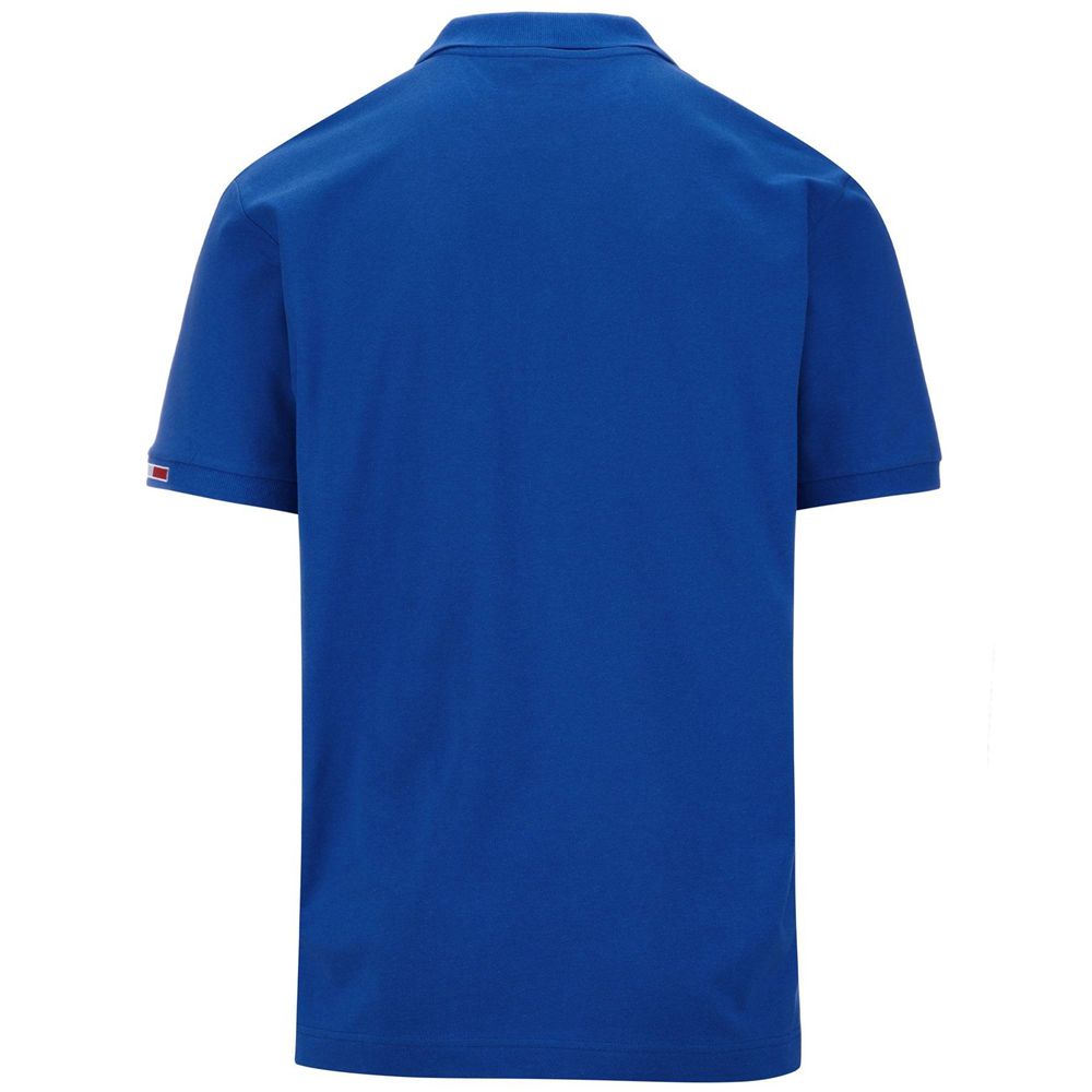 Kids' Kappa Logo Maltaxita Mss Polo Shirt Blue | 852361-GVX