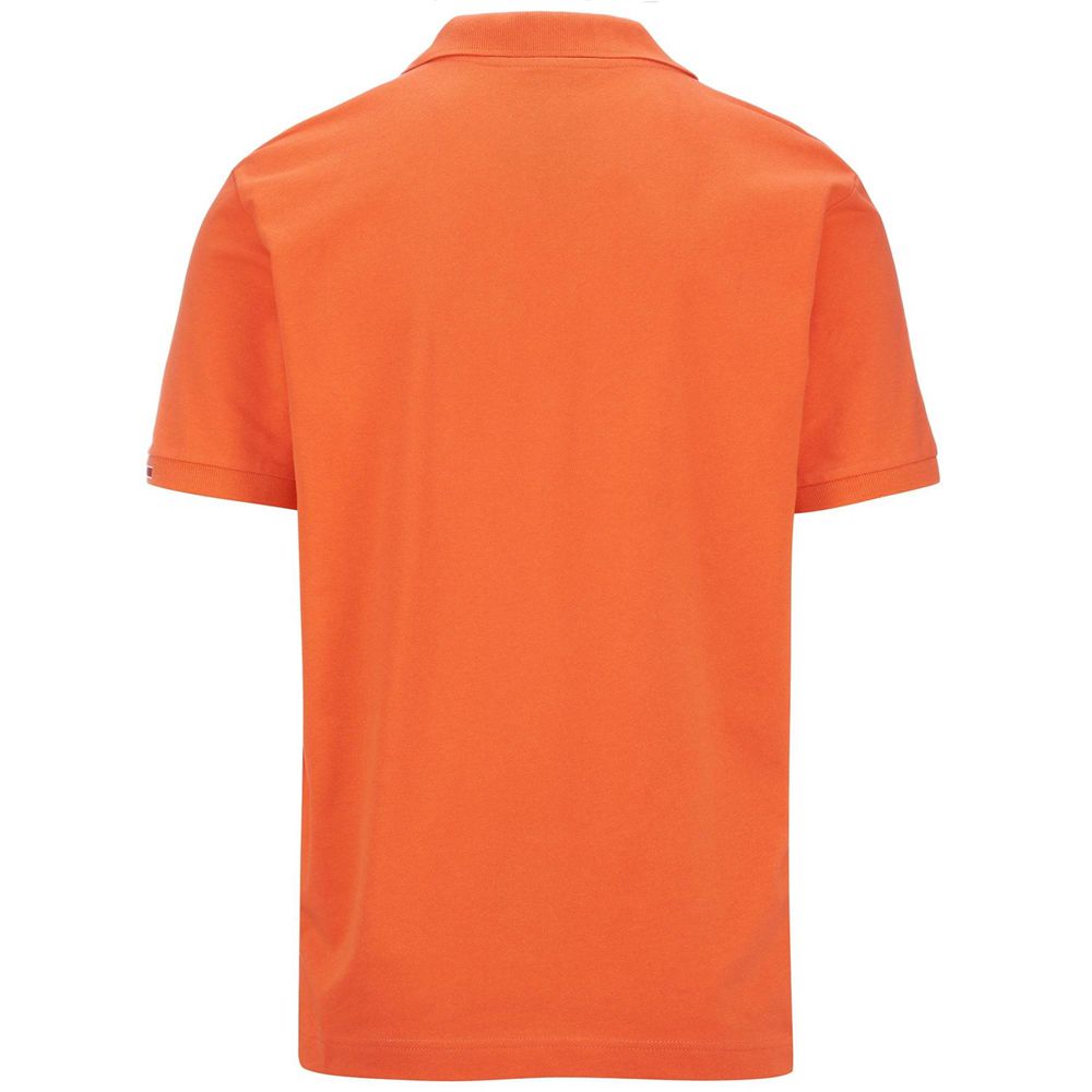 Kids' Kappa Logo Maltaxita Mss Polo Shirt Orange | 621507-JKT